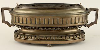 FRENCH BRONZE NEOCLASSICAL STYLE URN C.1920
