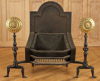 19TH C. AESTHETIC MOVEMENT BRONZE FIRE PLACE