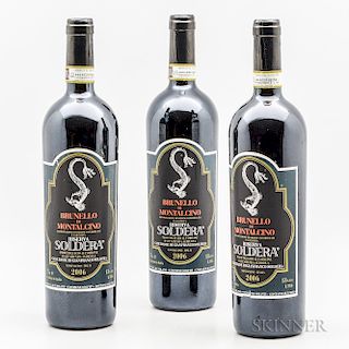 Soldera (Case Basse) Brunello di Montalcino Riserva 2006, 3 bottles