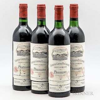 Chateau Grand Puy Lacoste 1982, 4 bottles