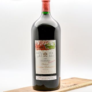 Chateau Mouton Rothschild 1989, 1 6L bottle