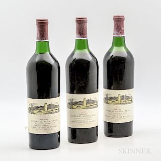 Robert Mondavi Cabernet Sauvignon Reserve 1974, 3 bottles