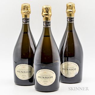 Henriot Champagne Cuvee des Enchanteleurs Brut 1996, 3 bottles