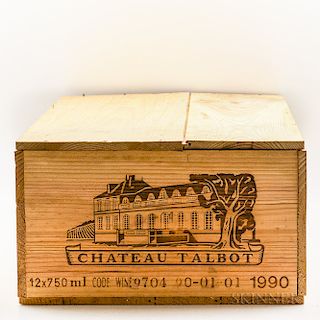 Chateau Talbot 1990, 12 bottles (owc)