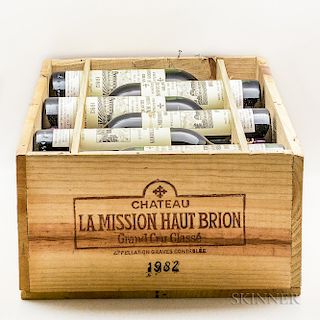 Chateau La Mission Haut Brion 1982, 12 bottles (owc)