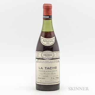 Domaine de la Romanee Conti La Tache 1969, 1 bottle