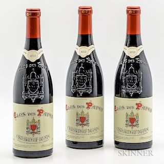 Clos des Papes Chateauneuf du Pape 2010, 3 bottles