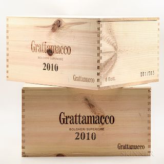 Grattamacco Bolgheri Superiore 2010, 12 bottles (2 x owc)