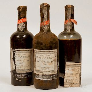 Constanino's Port 1947, 3 1 pint 9 oz bottles