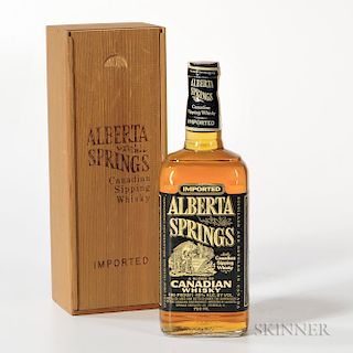 Alberta Springs 1986, 1 750ml bottle (owc)