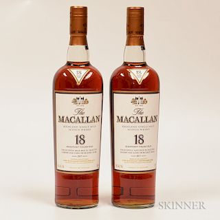 Macallan 18 Years Old, 2 750ml bottles