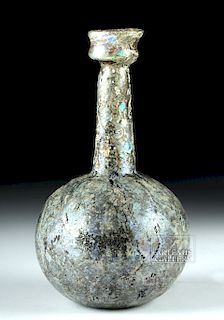 Beautiful Roman Glass Jar w/ Funnel Mouth