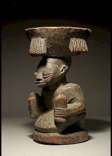 Yoruba Peoples Egere Ifa Bowl