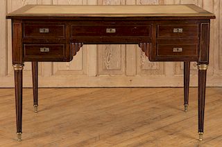 FRENCH LEATHER TOP LOUIS XVI STYLE DESK C.1940