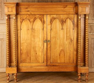 19TH CENTURY FRENCH GOTHIC REVIVAL BOOKCASE