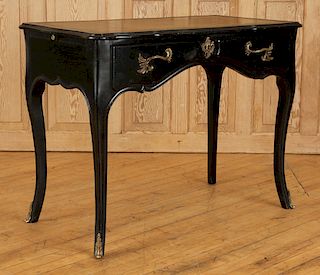 FRENCH PAINTED LOUIS XV STYLE WRITING DESK C.1940