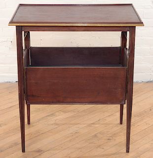 FRENCH MAHOGANY OCCASIONAL TABLE C.1890