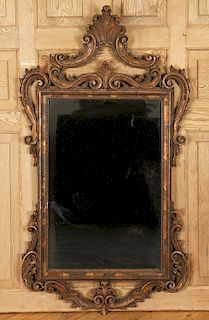 CARVED AND GILT WOOD MIRROR BY LA BARGE