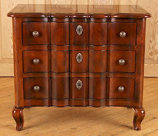 THREE DRAWER NIGHT STAND OR COMMODE BY BAKER