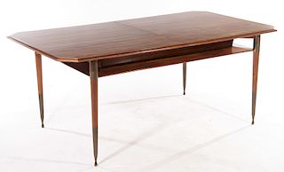 MODERN DINING TABLE MOLDED EDGE TOP 1960