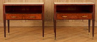 PAIR ITALIAN SIDE TABLES MANNER OF PAOLO BUFFA