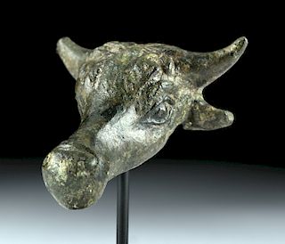 Miniature Roman Bronze Bucrania - Bull Head