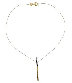 Pasquale Bruni Accendimi 18K Gold Diamond Pendant Necklace