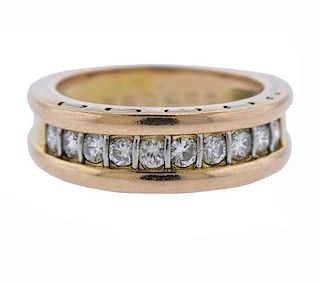 Cartier 18k Gold Diamond Ring 
