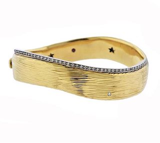 Roberto Coin Elephantino 18k Gold Diamond Bracelet 