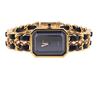 Chanel Premiere Gold Plated Quartz Watch