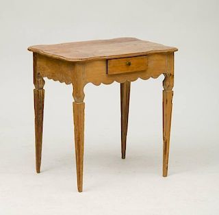 CONTINENTAL PROVINCIAL PINE SIDE TABLE, POSSIBLY DANISH