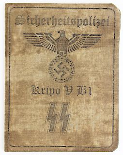 WWII German SS Sicherheitspolizei ID