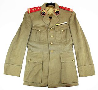 WWII French Army uniform with crescent insignia