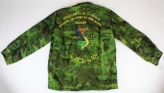 Vietnam War era parachute material coat