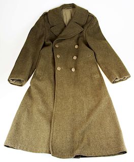 WWII era US Army long wool coat