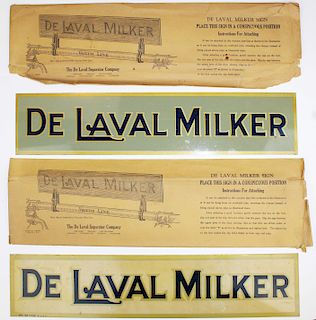 De Laval Milker signs with original envelopes