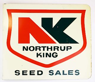 Northrup King Seed Sales flange dealer sign