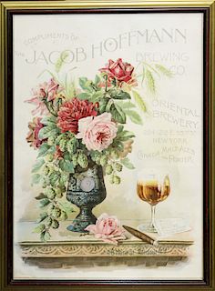 Jacob Hoffman Brewing Co advertising poster