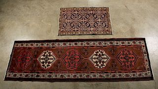 TWO MISCELLANEOUS ORIENTAL RUGS