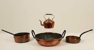 4 PIECE MISC. LOT OF COPPER