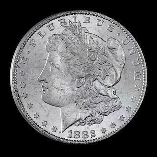 A United States 1882-CC Morgan Silver Dollar Coin