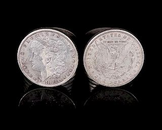 A Group of Fourteen United States 1882 Morgan Silver Dollar Coins