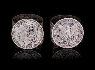 A Group of Twenty-Three United States 1887-O Morgan Silver Dollar Coins