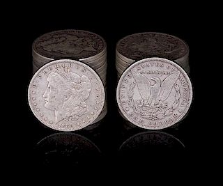 A Group of Twenty-Nine United States 1889-O Morgan Silver Dollar Coins