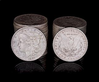 A Group of Twenty-Nine United States 1896-O Morgan Silver Dollar Coins