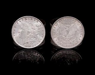 A Group of Twenty United States Morgan Silver Dollar Coins