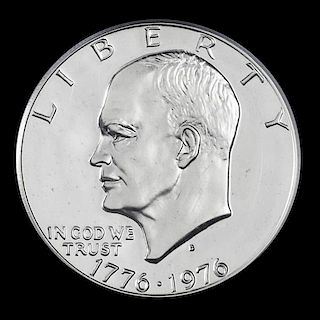A United States 1976-S Eisenhower $1 Silver Proof Coin