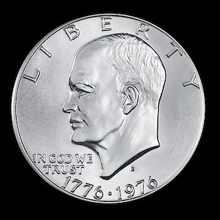 A United States 1976-S Eisenhower $1 Silver Coin