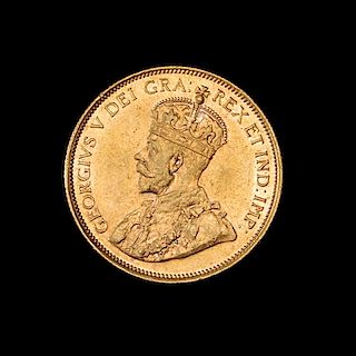 * A Canadian 1912 George V $10 Gold Coin