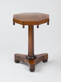 SMALL WILLIAM IV ROSEWOOD GAMES TABLE
